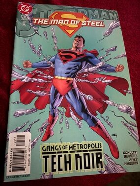 Superman: The Man of Steel — Gangs of Metropolis Tech Noir Comic #125 June 02